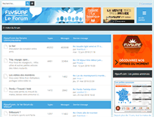 Tablet Screenshot of forum.flysurf.com